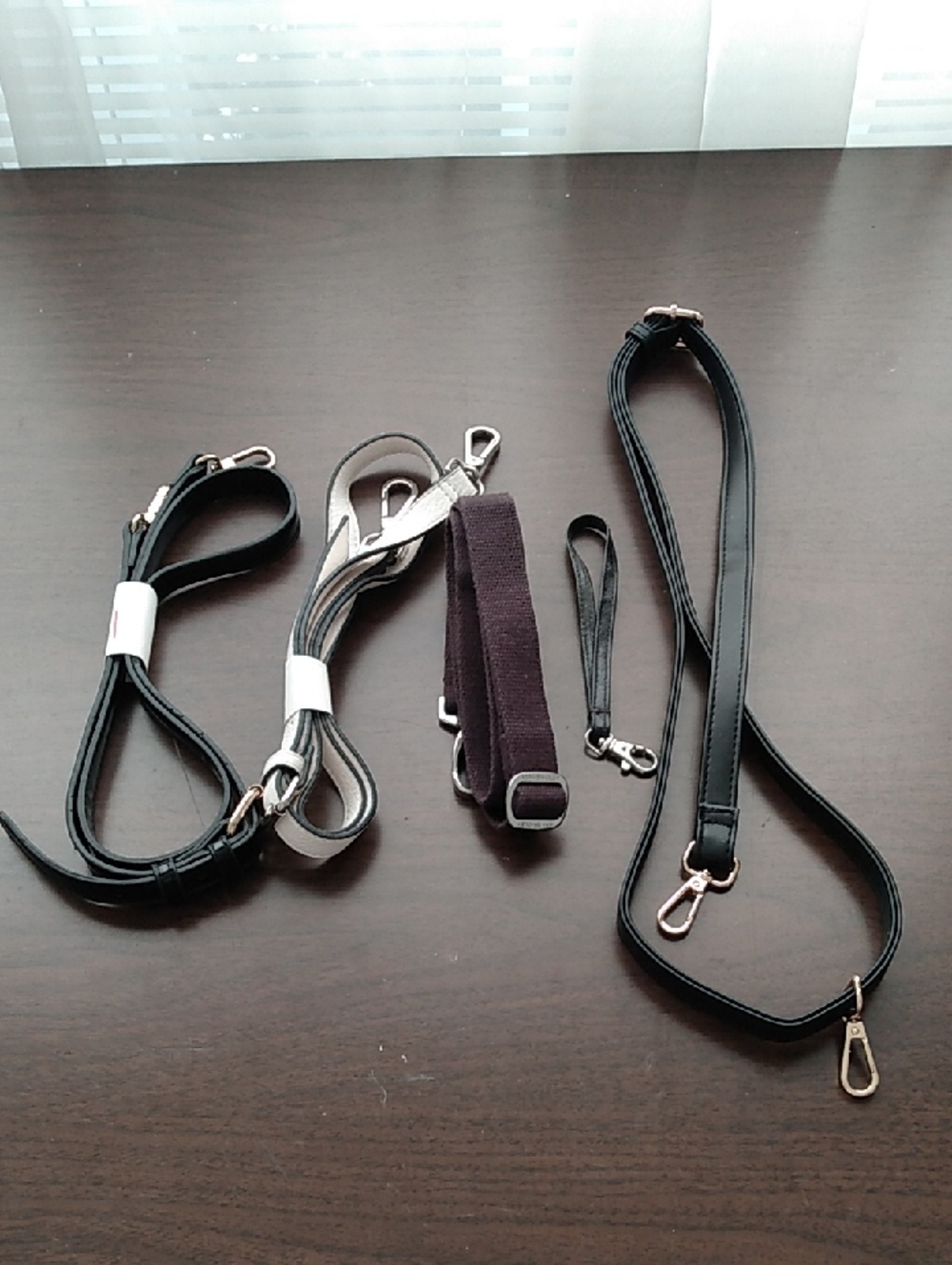 Bundle 5 Bag Straps 4 crossbody 1 wristlet Steve Madden, Vera Bradley and more